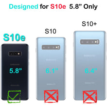 Load image into Gallery viewer, Samsung Galaxy S10e (5.8&quot;), COVRWARE Wallet Case with Tempered Glass Screen Protector [Compatible with in-Display Fingerprint Sensor][Stand Feature] w/Card Slot Pocket Magnetic Closure - COVRWARE