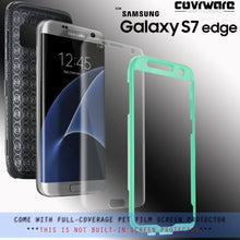 Load image into Gallery viewer, Samsung Galaxy S7 Edge [IRON TANK Series] Brushed Metal Texture Designed Holster Case with Screen Protector [Kickstand] - COVRWARE
