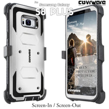 Load image into Gallery viewer, Samsung Galaxy S8 PLUS [ Aegis Series ] with [Screen Protector] Heavy Duty Rugged Armor Holster Case [Kickstand][Belt-Clip] - COVRWARE
