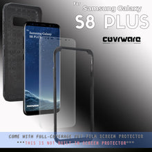 Load image into Gallery viewer, Samsung Galaxy S8 PLUS [IRON TANK Series] with [Screen Protector] Brushed Metal Texture Designed Armor Holster Case [Kickstand] - COVRWARE