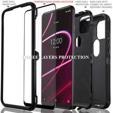Load image into Gallery viewer, T-Mobile Revvl 5G Tri Series Case with Tempered Glass Screen Protector - COVRWARE