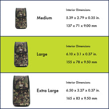 Load image into Gallery viewer, Urban Pouch Military Camo Tactical Belt Loop Case with Metal Clip (3 Sizes) - COVRWARE