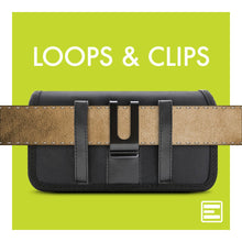 Load image into Gallery viewer, Urban Pouch Pro Belt Loop Case with Metal Clip (3 Sizes) - COVRWARE