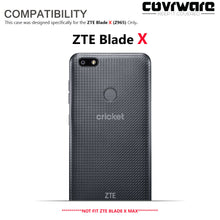 Load image into Gallery viewer, ZTE Blade X (Z965) [ Aegis Series ] Heavy Duty Full-Body Armor Rugged Holster Case with Built-in Screen Protector [Belt-Clip][Kickstand] - COVRWARE
