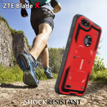 Load image into Gallery viewer, ZTE Blade X (Z965) [ Aegis Series ] Heavy Duty Full-Body Armor Rugged Holster Case with Built-in Screen Protector [Belt-Clip][Kickstand] - COVRWARE
