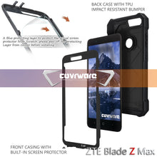 Load image into Gallery viewer, ZTE Blade Z Max / Sequoia [Ranger Pro] Full-Body Armor Holster Case with Built-in Screen Protector [Kickstand][Belt-Clip] - COVRWARE
