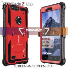 Load image into Gallery viewer, ZTE Blade Z Max (Z982) / ZTE ZMAX PRO 2 / Sequoia [ Aegis Series ] Full-Body Armor Rugged Holster Case with Built-in Screen Protector - COVRWARE