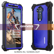 Load image into Gallery viewer, ZTE ZMAX PRO / MAX XL / Blade X Max / Blade Max 3 [Ranger Pro] Full-Body Armor Holster Case with Built-in Screen Protector [Kickstand][Belt-Clip] - COVRWARE